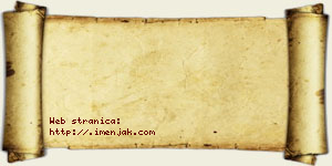 Kristina Jačovac vizit kartica